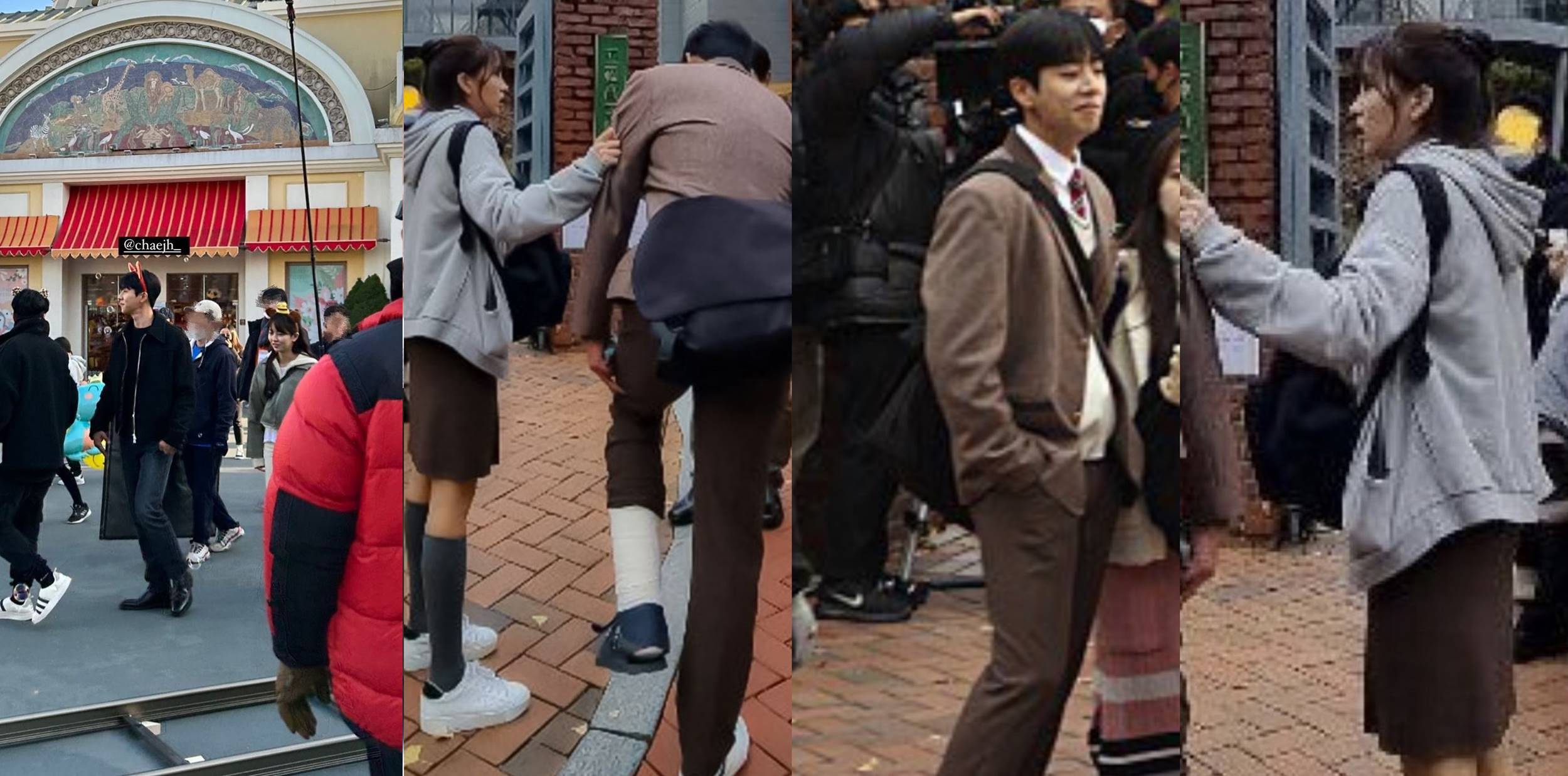 Kim So Hyun dan Chae Jong Hyeop terlihat sudah mulai syuting drama \