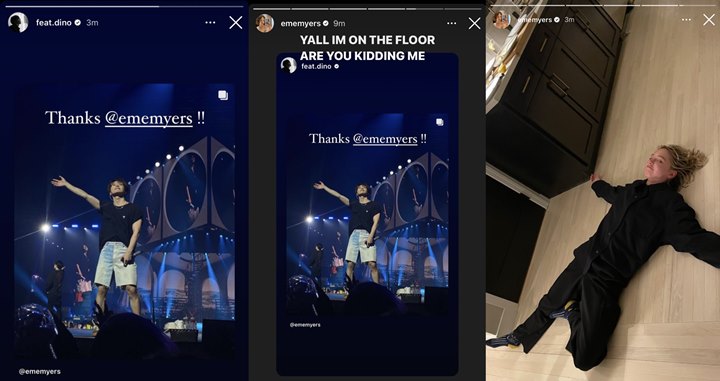 Kelewat Uwu, Dino SEVENTEEN dan Emma Myers \'Wednesday\' Saling Notice di Instagram