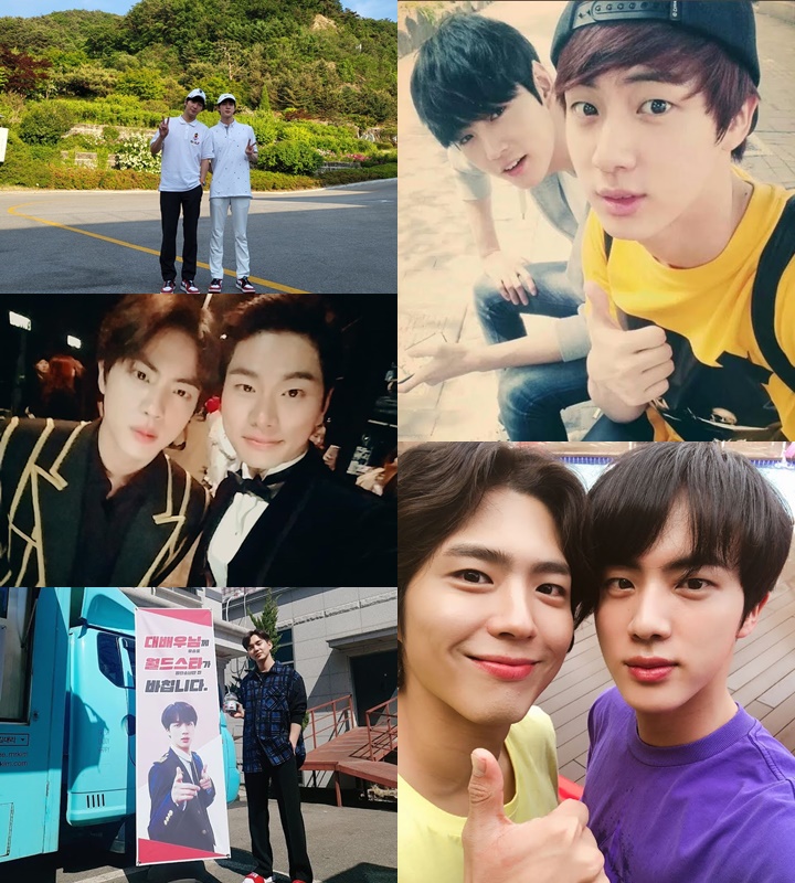 Park Bo Gum dan Jin BTS