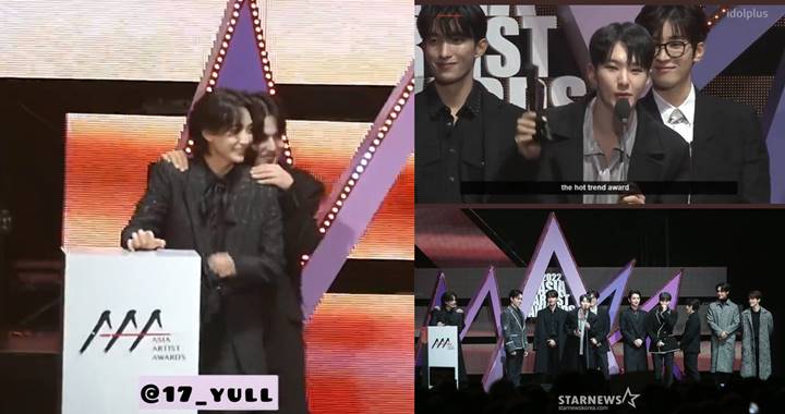 AAA 2022: Singkat Padat Lawak, Pidato Hoshi SEVENTEEN Bikin Member Lain Tahan Tawa