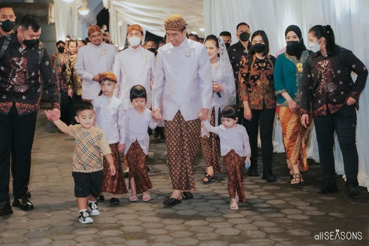 Keempat Cucu Jokowi