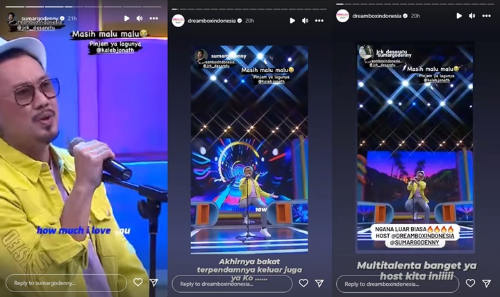 Momen Langka, Denny Sumargo Unjuk Kebolehan Lypsinc Penuh Penghayatan