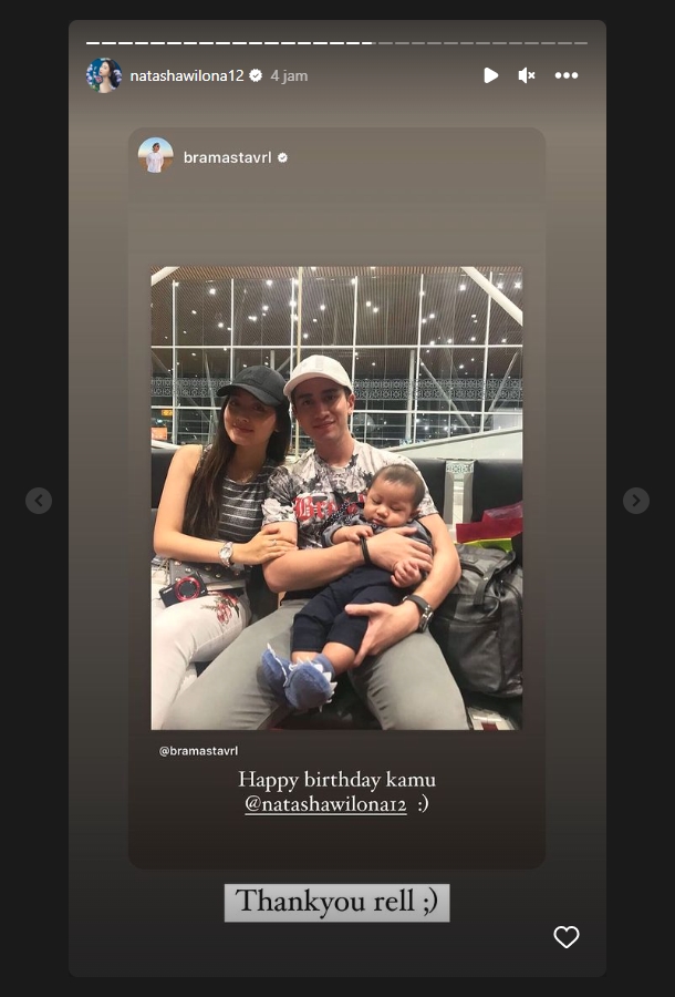 Natasha Wilona Jawab Singkat Ucapan Selamat Ultah dari Verrell Bramasta