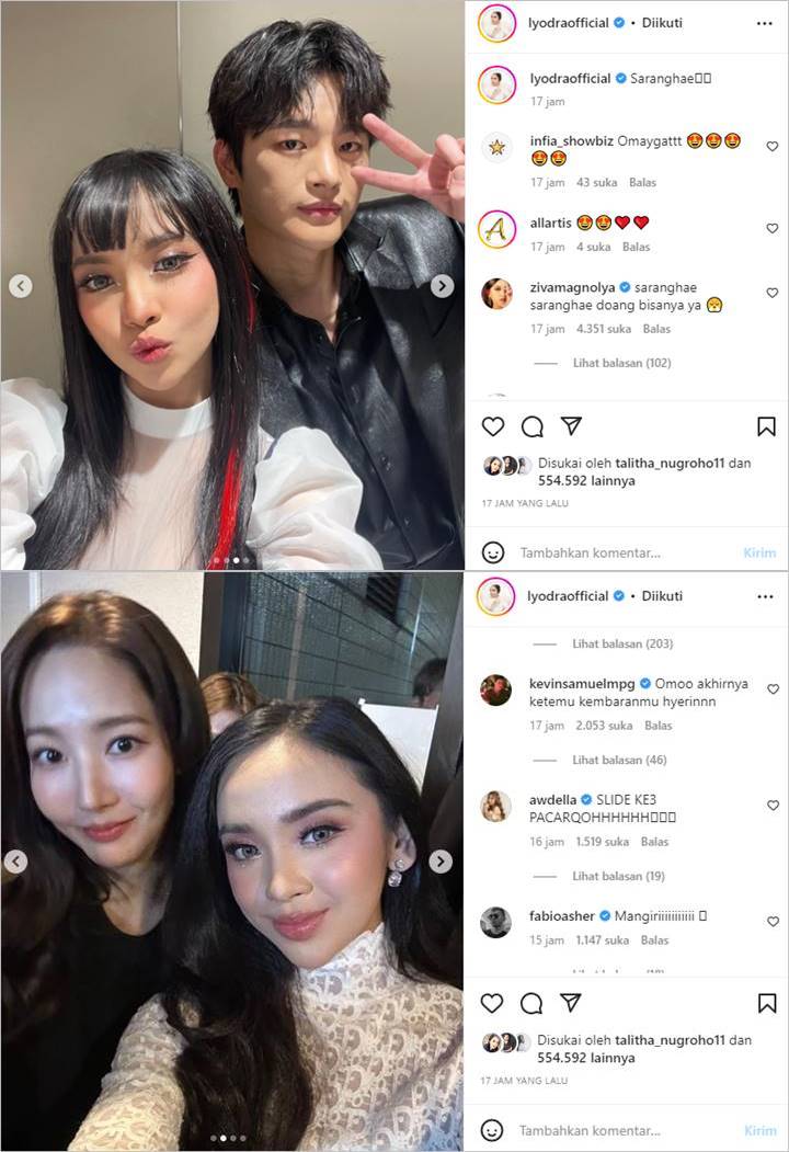 AAA 2022: Selfie Bareng Seo In Guk, Lyodra Juga Sempat Dipuji Habis-habisan