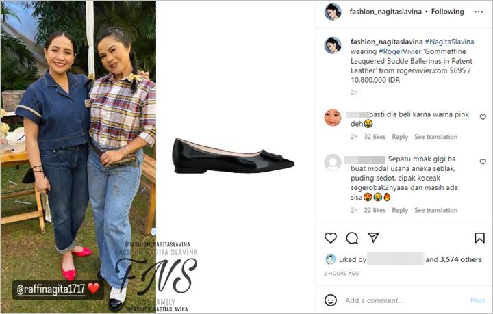 Hara Sepatu Nagita Slavina