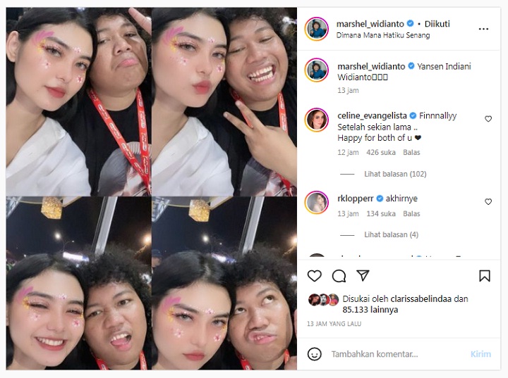 Bukan Celine Evangelista, Marshel Widianto Tiba-Tiba Go Public dengan Eks Member JKT48Bukan Celine Evangelista, Marshel Widianto Tiba-Tiba Go Public dengan Eks Member JKT48Bukan Celine Evangelista, Marshel Widianto Tiba-Tiba Go Public dengan Eks Member JKT48