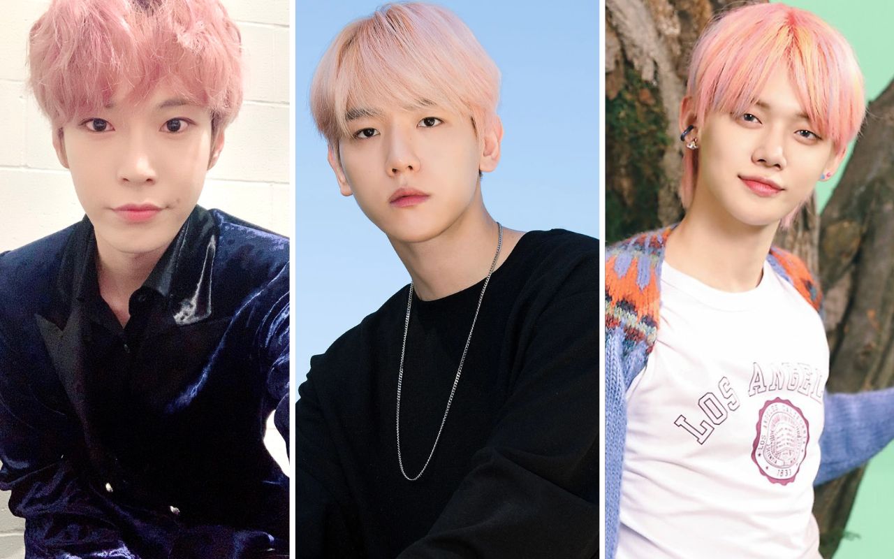 Bak Cotton Candy, Doyoung NCT dan 9 Idol Cowok Ini Charming dengan Rambut Pink
