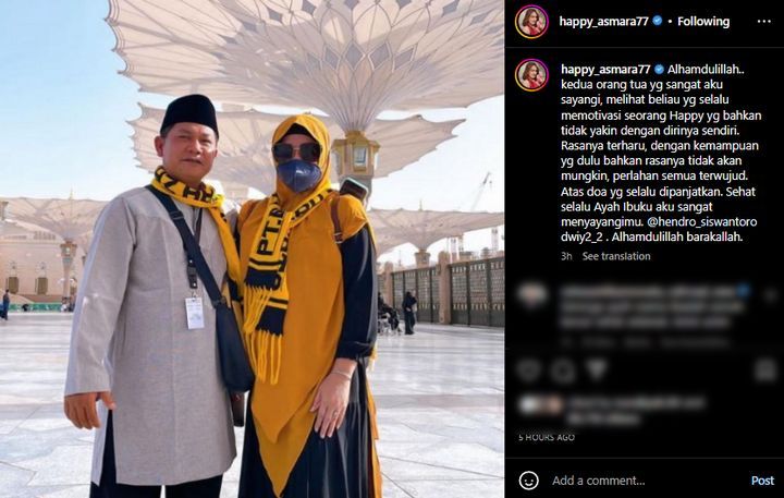 Ayah Happy Asmara Jadi Sorotan Gara-Gara Mirip Prabowo
