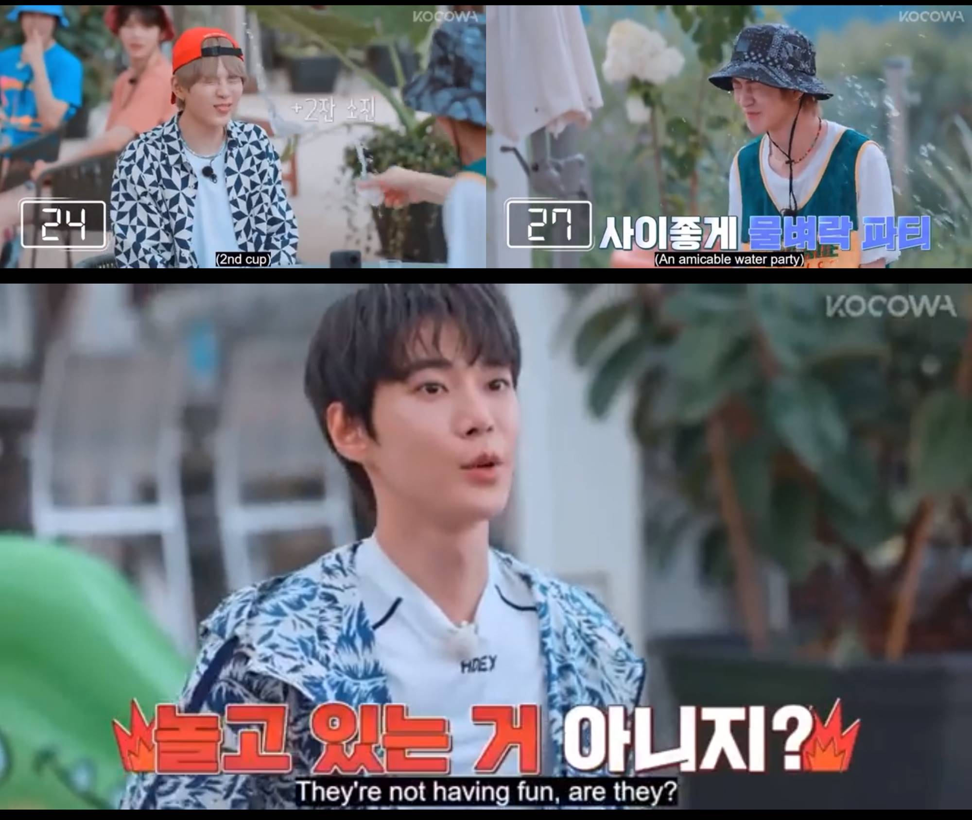 Momen Doyoung NCT protes ke Shotaro dan Shohei SMROOKIES karena malah tertawa ketika kalah main game