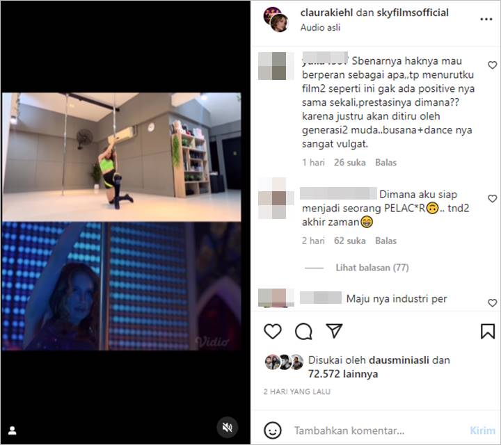 Cinta Laura Dinyinyir Gara-gara Peran di Serial Web Terbaru, Balas Lewat Doa