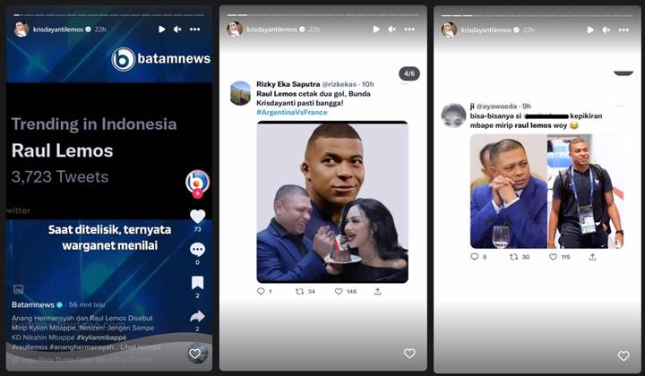 Krisdayanti Bereaksi Soal Kehebohan Paras Raul Lemos Disebut Mirip Mbappe