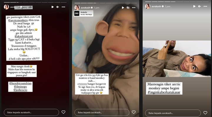 Aura Kasih Mati-Matian Berburu Tiket Konser Arctic Monkeys di Jakarta Aura Kasih Mati-Matian Berburu Tiket Konser Arctic Monkeys di Jakarta Aura Kasih Mati-Matian Berburu Tiket Konser Arctic Monkeys di Jakarta