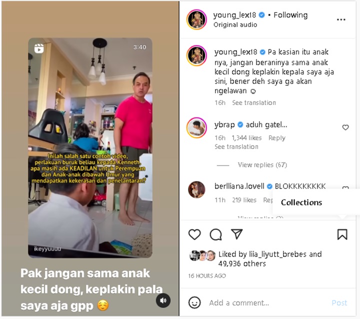 Young Lex Geram Lihat Video Diduga Eks Petinggi Ovo Siksa Anak