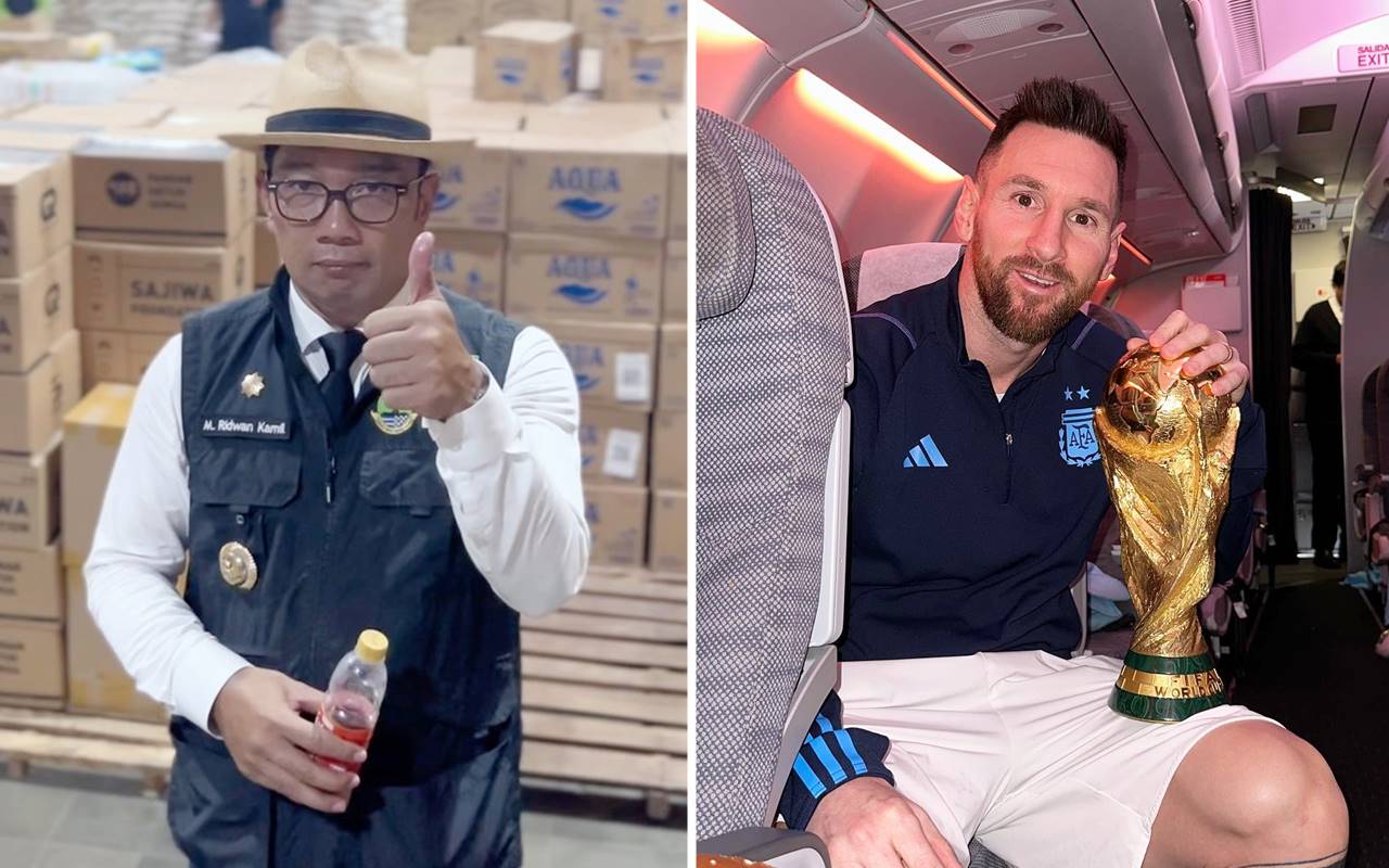 Ucapan Selamat Ridwan Kamil di Unggahan Messi Bikin Ngakak