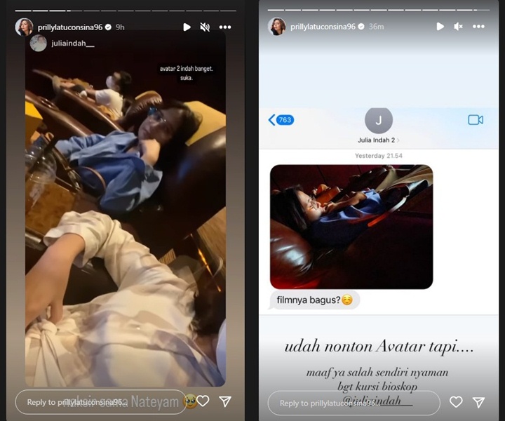Tingkah Membagongkan Prilly Latuconsina Kala Nonton \'Avatar: The Way of Water\' Terkuak