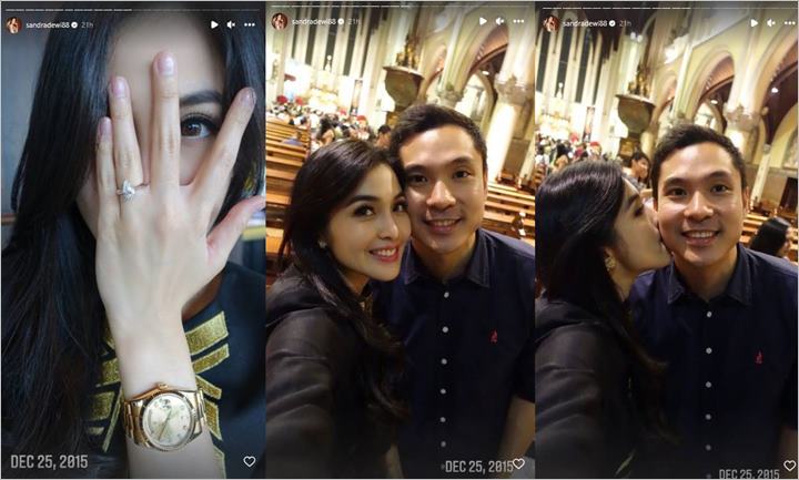 Sandra Dewi kenang momen lamaran
