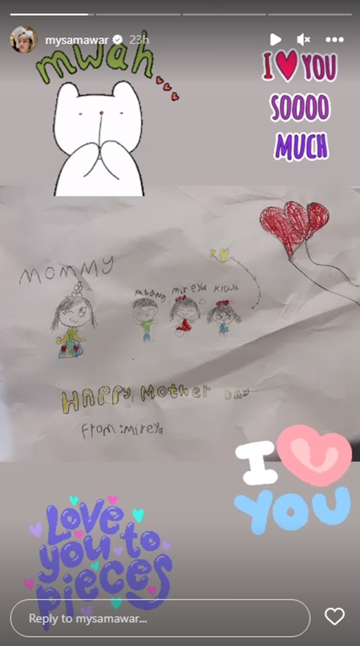 Mawar AFI Tunjukkan Lukisan Sang Anak, Tak Ada Gambar Ayah Bikin Salfok