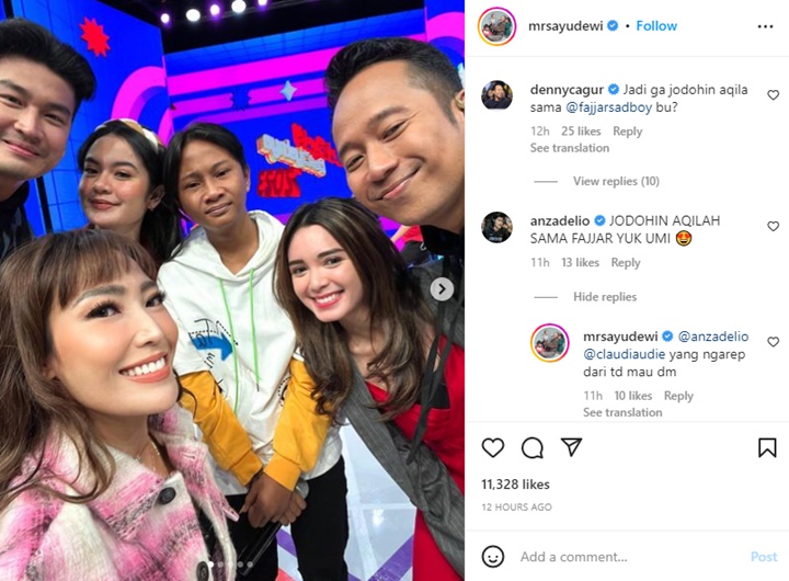 Ayu Dewi Langsung Bereaksi Saat Putri Sulung Dijodoh-jodohkan dengan Fajar Sadboy
