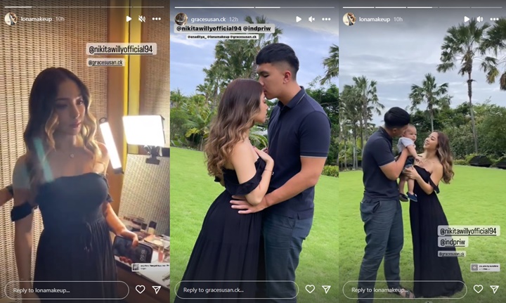 Nikita Willy Bak Princess di Pemotretan Keluarga, Outfit Suami Berbanding Terbalik