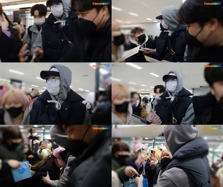 Gestur Lee Jong Suk Saat Diserbu Penggemar di Bandara Jadi PerhatianGestur Lee Jong Suk Saat Diserbu Penggemar di Bandara Jadi Perhatian