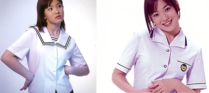 Visual Song Hye Kyo Kala Jadi Model Seragam Sekolah Tuai Sorotan