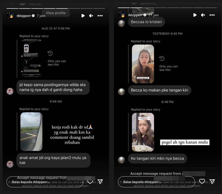 Rebecca Klopper Jawab Pedas Usai Disebut Enak Jalan-jalan Terus Karena Kaya