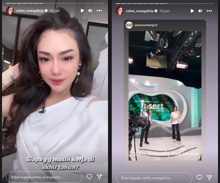 Single Mom Tangguh, Celine Evangelista Masih Kerja di Akhir Tahun