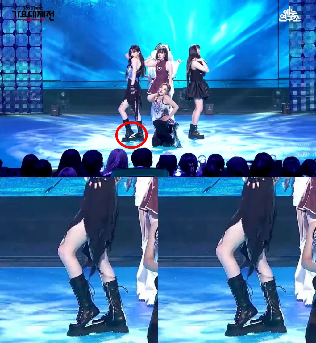 MBC Gayo Daejejun 2022: Karina aespa Tetap Tampil Slay Meski Sol Sepatu Lepas