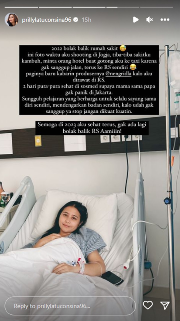 Prilly Latuconsina Sebut 2022 Sebagai Tahun Tercapek