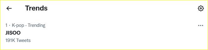 Jisoo BLACKPINK trending topic usai diumumkan debut solo