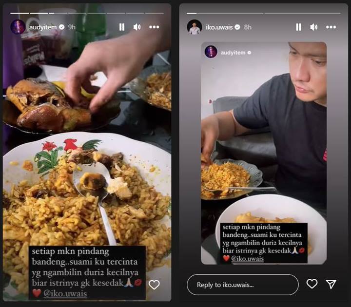 Kebiasaan Romantis Iko Uwais Saat Makan Bareng Dibongkar Audy Item