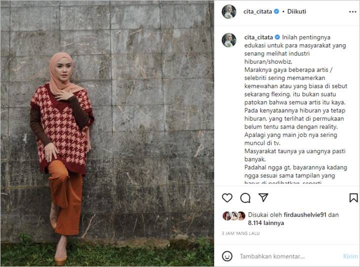 Cita Citata Buka-bukaan Fakta di Balik Bayaran Jadi Artis