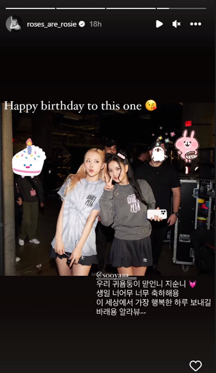 Langsung Ralat, Rose BLACKPINK Diduga Tak Sengaja Tulis Ungkapan Hate Speech
