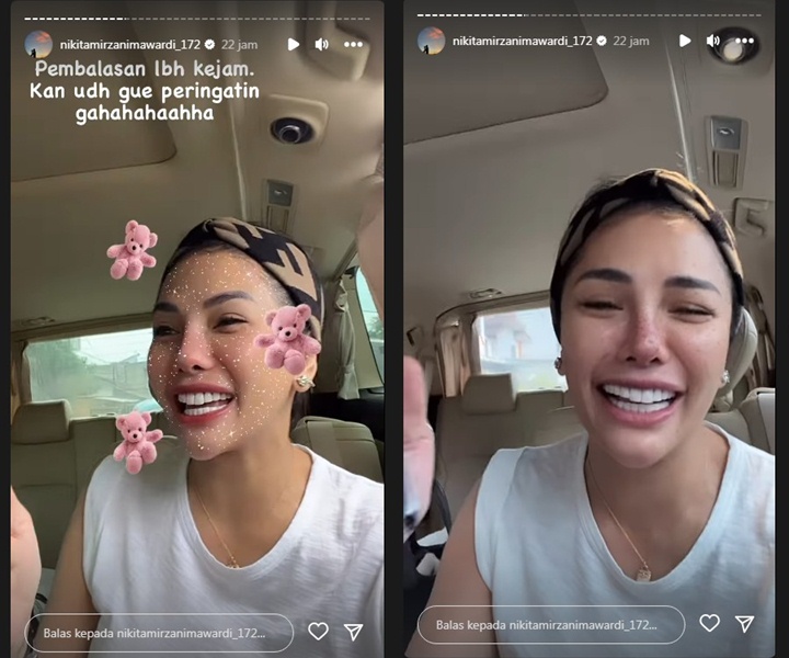 Nikita Mirzani Tertawa Puas dan Klaim Salah Satu Antek Dito Mahendra Masuk Penjara