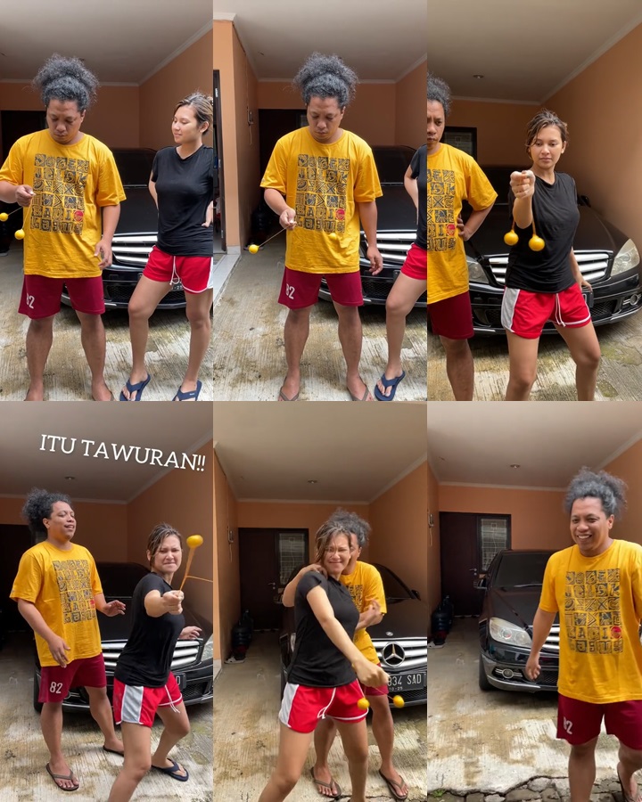 Arie Kriting dan Indah Permatasari 