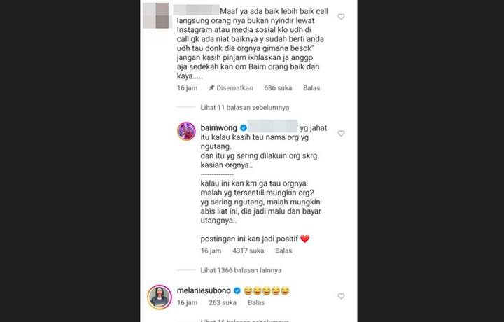Ditegur Usai Buat Sindiran untuk Sosok Lupa Utang, Baim Wong Sebutkan Sisi Positifnya