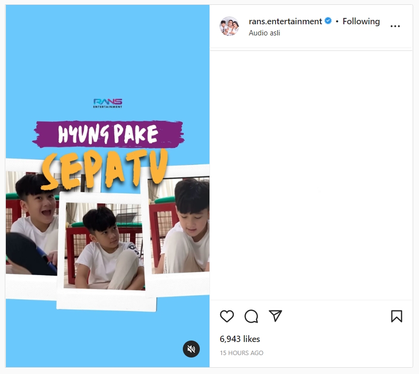Makin Meresahkan, Rafathar \'Hyung\' Disebut Jaehyun NCT Tengah Pakai Sepatu Baru