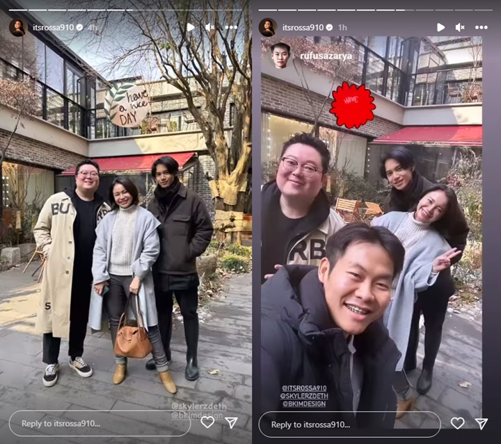 Rossa Potong Rambut di Korea, Vibes-nya Makin Mirip Nuna Saat Foto dengan Anak