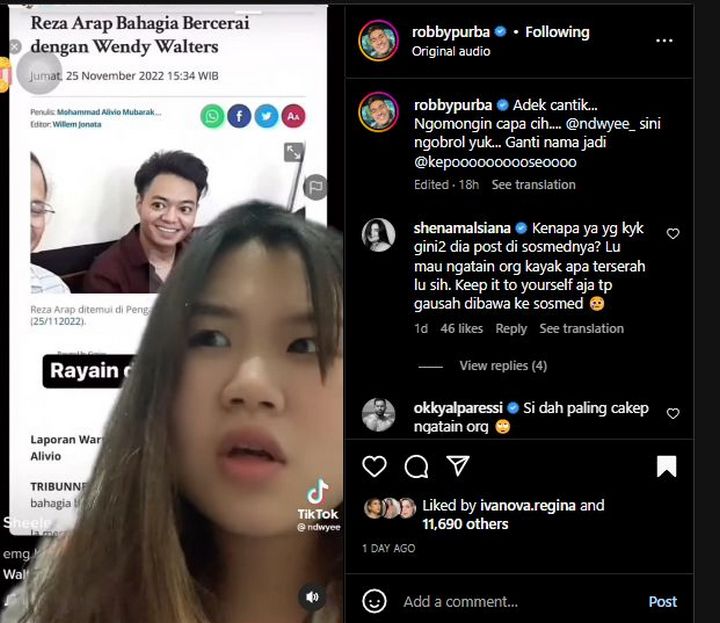 Kelakuan Haters Reza Arap