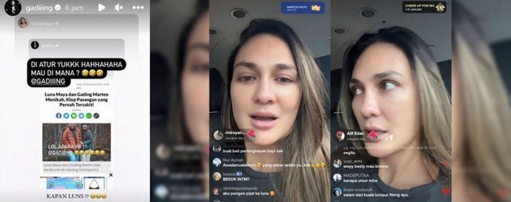 Luna Maya Bantah Isu Nikahi Gading Marten