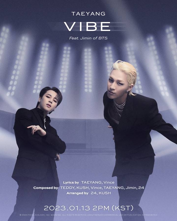  Jimin BTS dan Taeyang BIGBANG Dikredit Bikin Lagu Bareng, \'VIBE\' Makin Disambut Panas