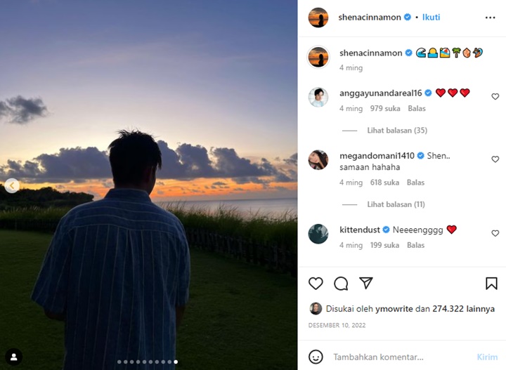 Angga Yunanda Digoda Usai Pamer Foto Blur Shenina Cinnamon di Pinggir Kolam