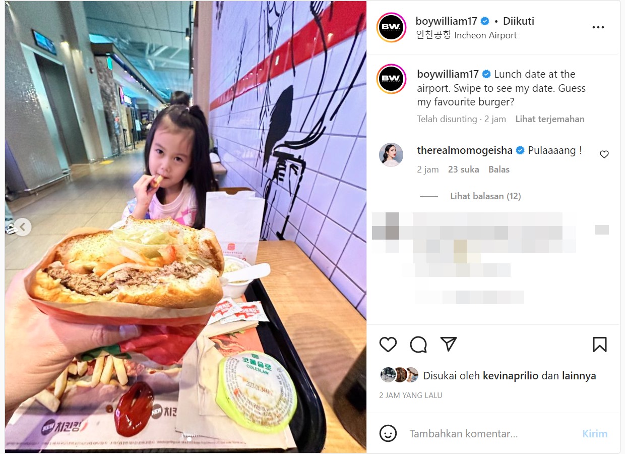 Boy William Pamer Tengah Kencan di Bandara Bareng Cewek Cantik