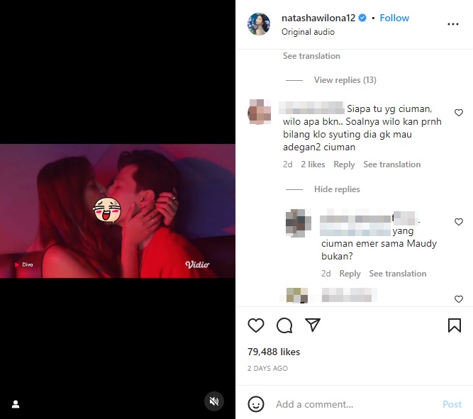 Natasha Wilona Bikin Syok Disangka Lakukan Adegan Ciuman di Series Terbaru