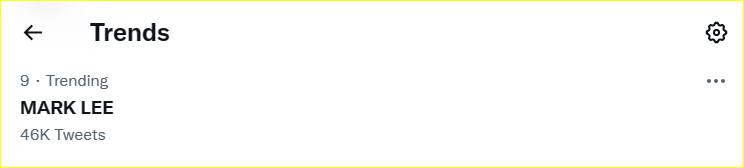 Mark Lee NCT trending topic di Twitter