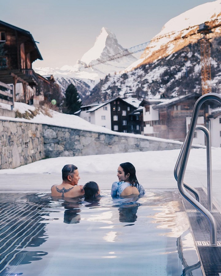 Berendam di Zermatt, Swiss