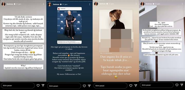 Kerap Dipuji Awet Muda, Feni Rose Langsung Skakmat Komentar Nyinyir yang Bawa Embel-embel Usia