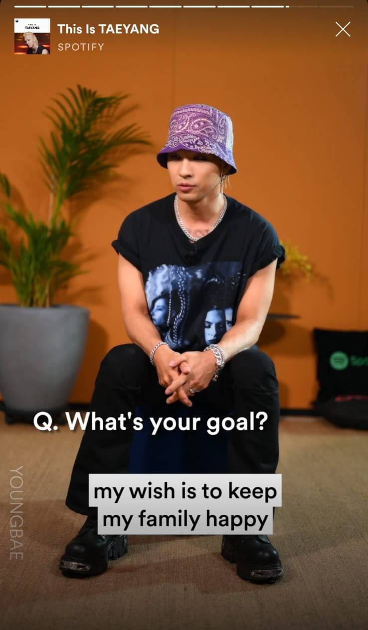 Taeyang BIGBANG menyinggung mengenai statusnya sebagai ayah