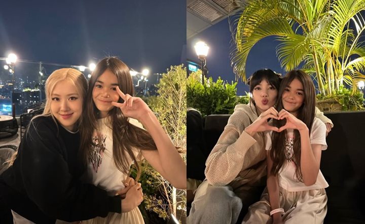 Tak Kalah Stand Out Foto Bareng Lisa-Rose BLACKPINK, Bocah Thailand Curi Perhatian