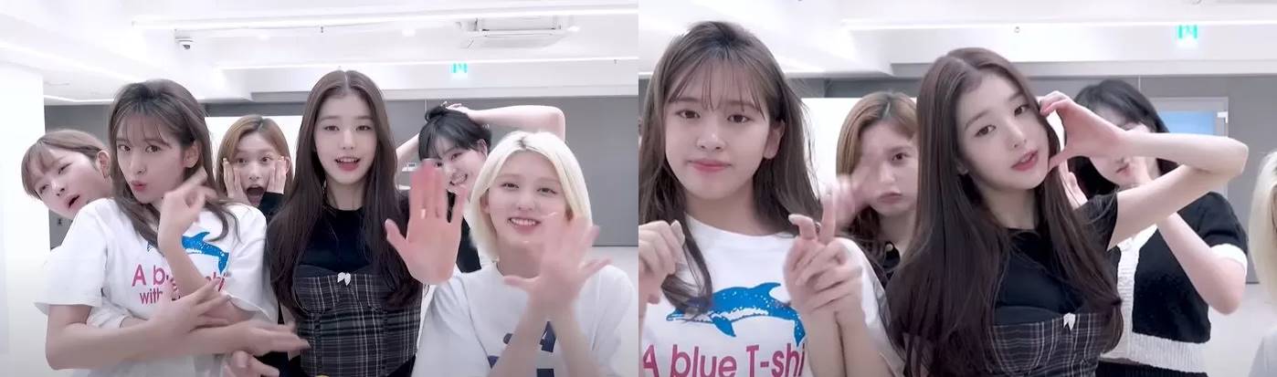 Liz IVE tertutup Jang Won Young